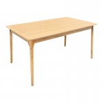 Mesa de comedor madeira rectangular 150